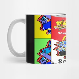 Pop Art Dollar Soup by LowEndGraphics Mug